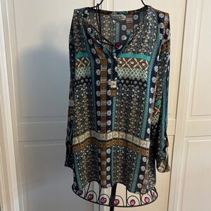 Van Heusen Multicolor Patterned Blouse